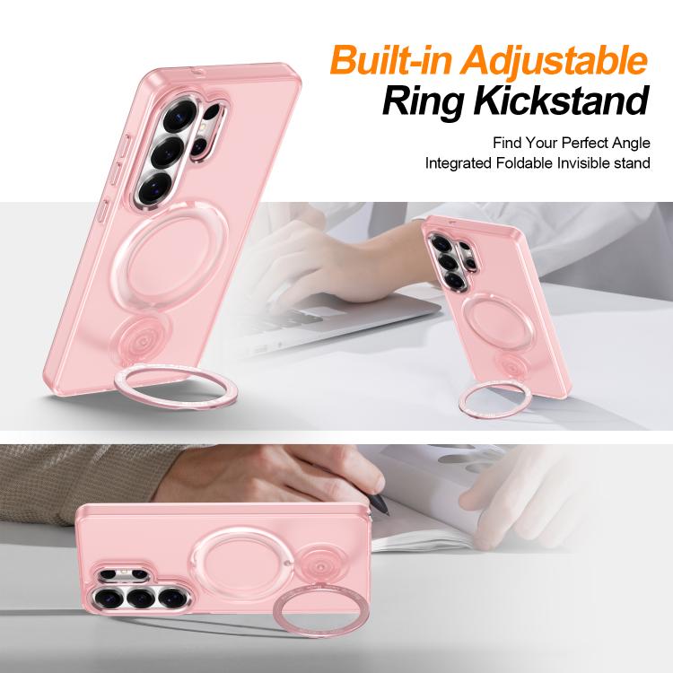 For Galaxy S26 Ultra 5G Rotation Holder MagSafe Phone Case
