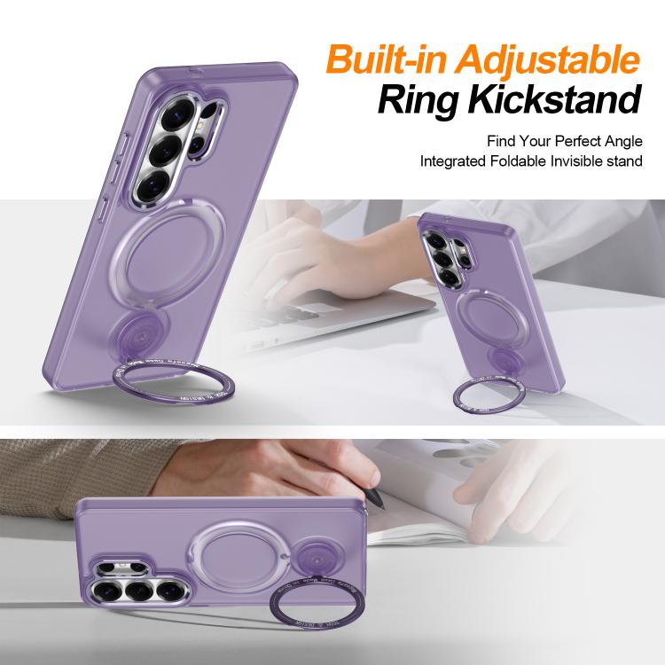 For Galaxy S26 Ultra 5G Rotation Holder MagSafe Phone Case