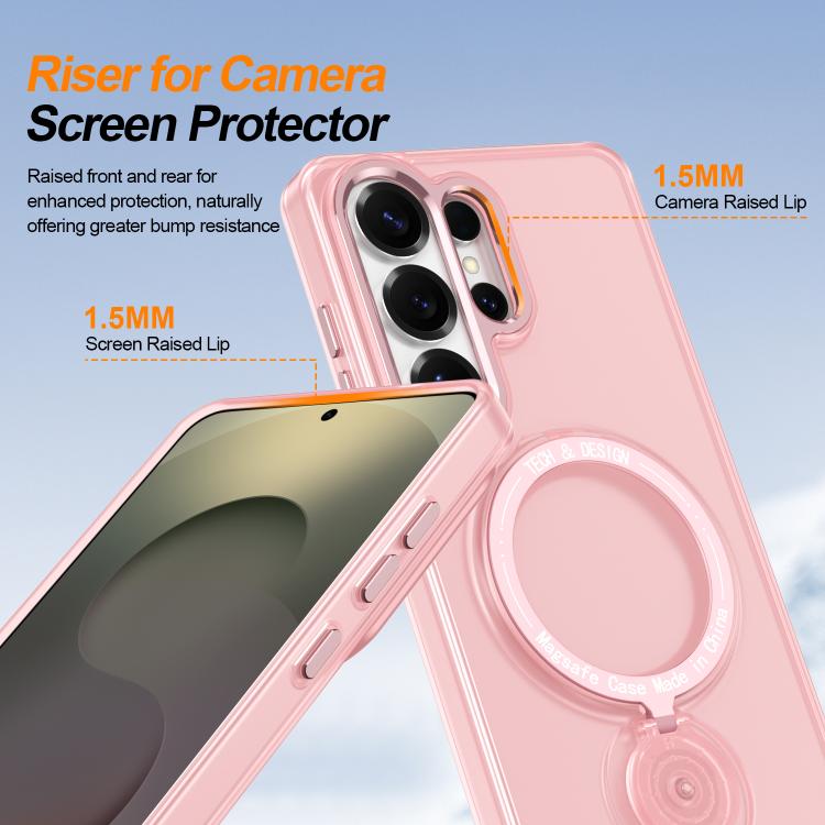 For Galaxy S26 5G Rotation Holder MagSafe Phone Case