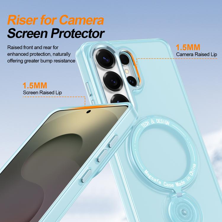 For Galaxy S26 5G Rotation Holder MagSafe Phone Case