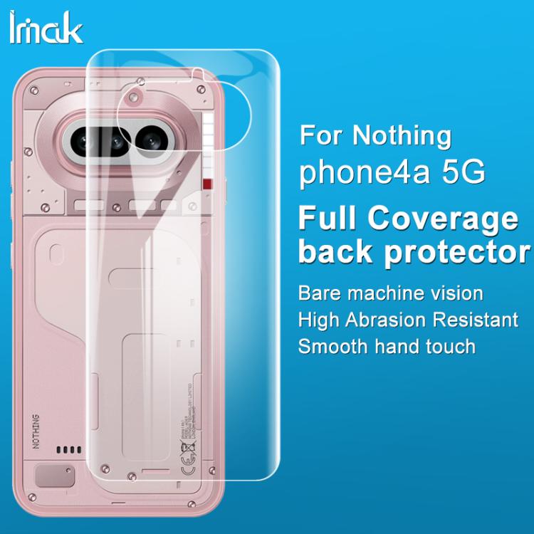 For Nothing Phone 4a imak 4th Generation Full Coverage Hydrogel Film Back Protector