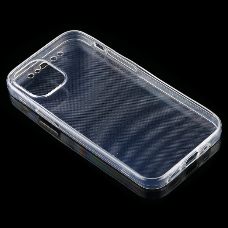 For iPhone 12 mini PC+TPU Ultra-Thin Double-Sided All-Inclusive Transparent Case