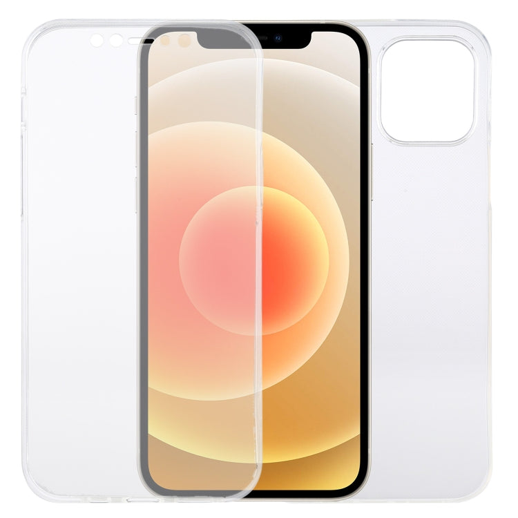 For iPhone 12 / 12 Pro PC+TPU Ultra-Thin Double-Sided All-Inclusive Transparent Case