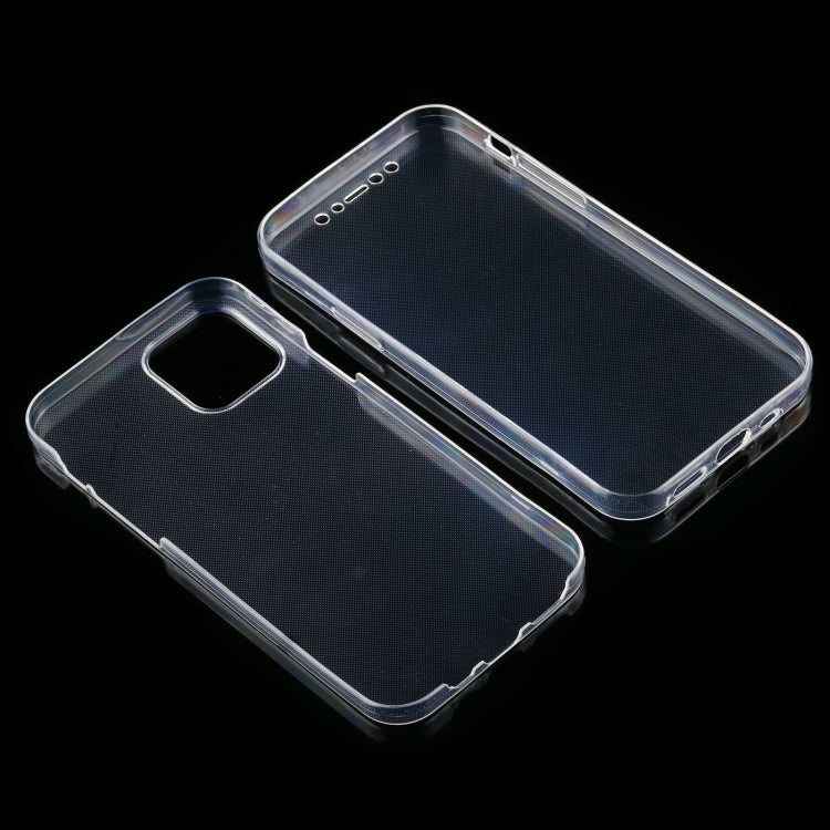 For iPhone 12 / 12 Pro PC+TPU Ultra-Thin Double-Sided All-Inclusive Transparent Case