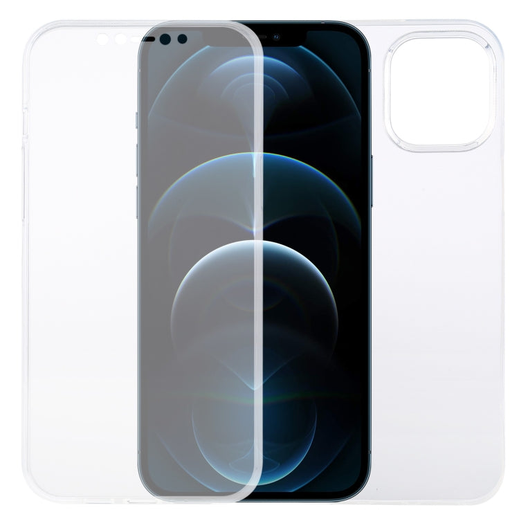 For iPhone 12 Pro Max PC+TPU Ultra-Thin Double-Sided All-Inclusive Transparent Case