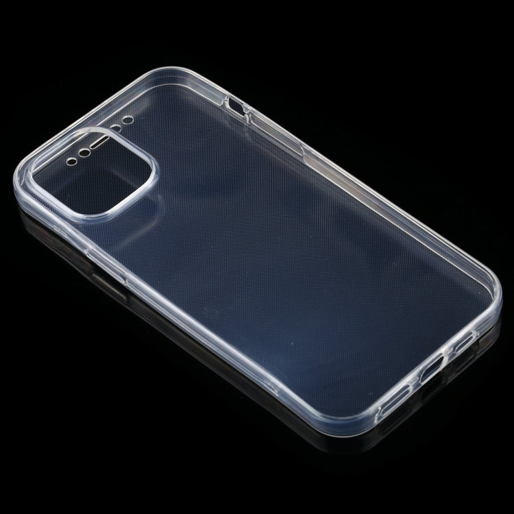 For iPhone 12 Pro Max PC+TPU Ultra-Thin Double-Sided All-Inclusive Transparent Case