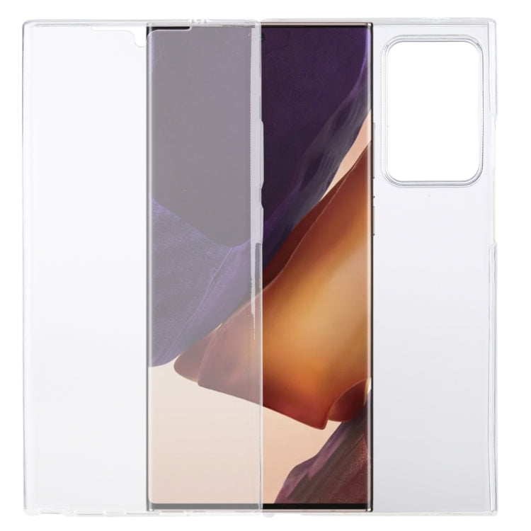 For Samsung Galaxy Note20 PC+TPU Ultra-Thin Double-Sided All-Inclusive Transparent Case