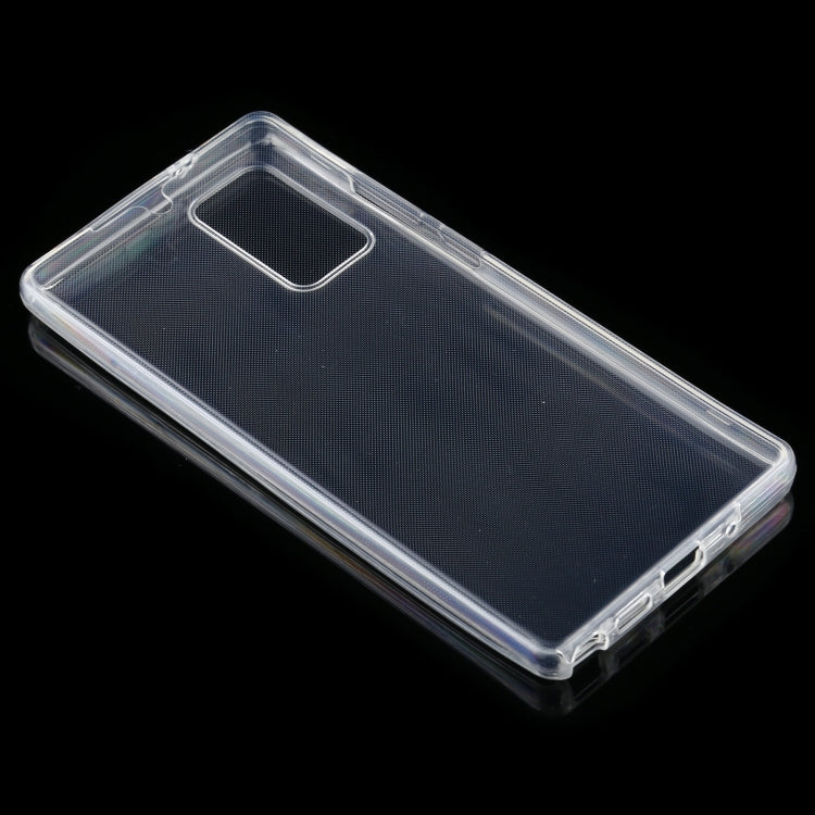 For Samsung Galaxy Note20 PC+TPU Ultra-Thin Double-Sided All-Inclusive Transparent Case