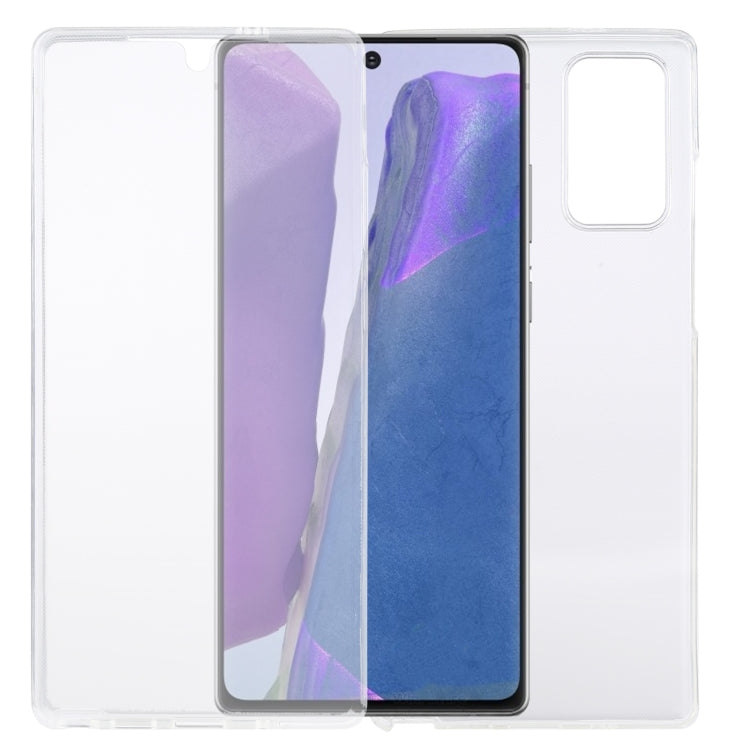 For Samsung Galaxy Note20 Ultra PC+TPU Ultra-Thin Double-Sided All-Inclusive Transparent Case