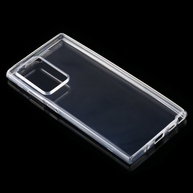 For Samsung Galaxy Note20 Ultra PC+TPU Ultra-Thin Double-Sided All-Inclusive Transparent Case