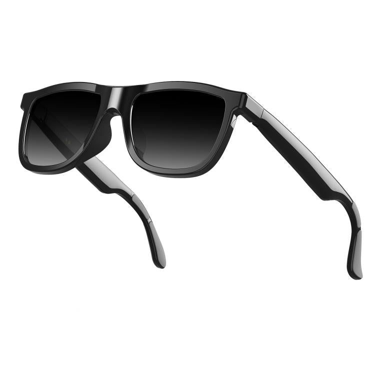 E05C Dual-Mic Noise Cancellation Smart Glasses Support Music / Calling, Version:With AI