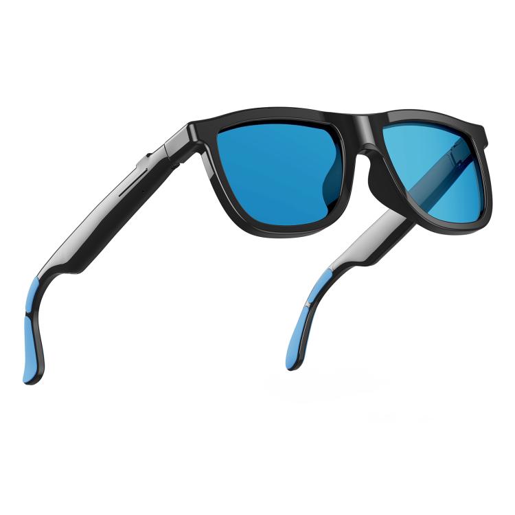 E05C Dual-Mic Noise Cancellation Smart Glasses Support Music / Calling, Version:With AI