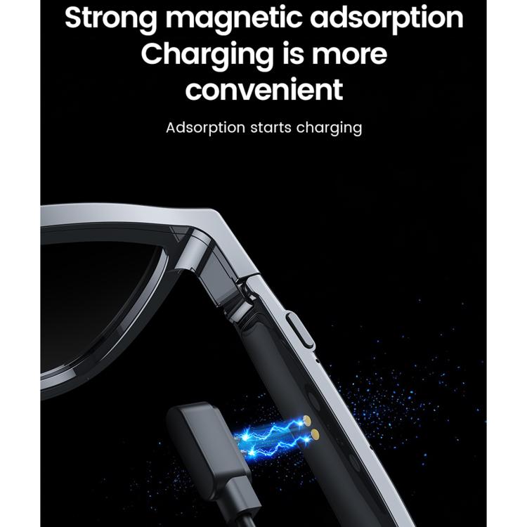 E05C Dual-Mic Noise Cancellation Smart Glasses Support Music / Calling, Version:With AI