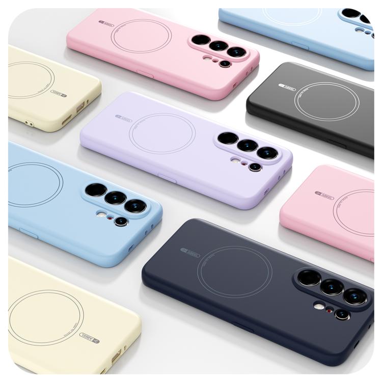 For Tecno Camon 50 Pro 4G ABEEL Skin-friendly Feel Magsafe Liquid Silicone Phone Case