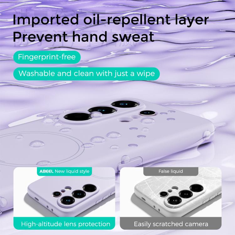 For Tecno Camon 50 Pro 4G ABEEL Skin-friendly Feel Magsafe Liquid Silicone Phone Case