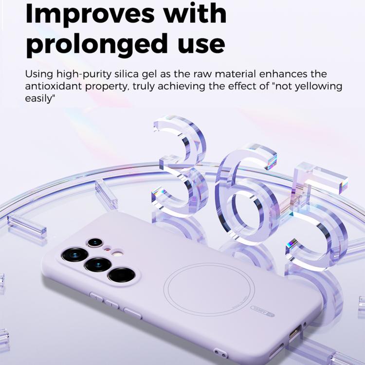 For Tecno Camon 50 Pro 4G ABEEL Skin-friendly Feel Magsafe Liquid Silicone Phone Case