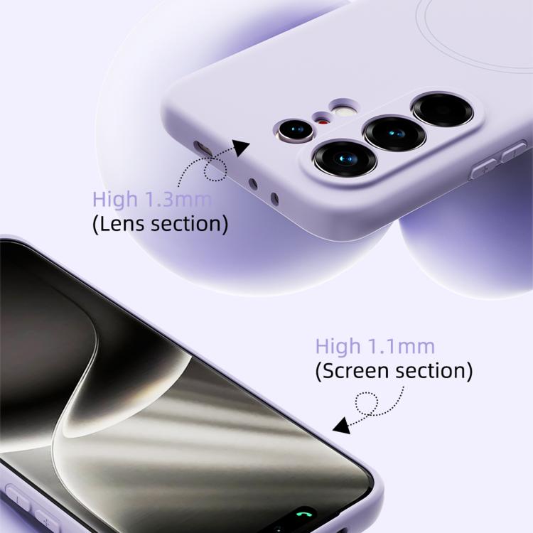 For Tecno Camon 50 Pro 4G ABEEL Skin-friendly Feel Magsafe Liquid Silicone Phone Case