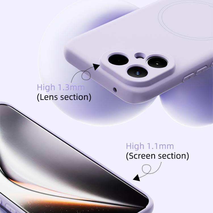 For Tecno Pova 7 Pro 5G ABEEL Skin-friendly Feel Magsafe Liquid Silicone Phone Case