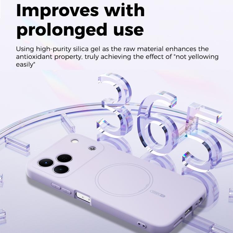 For Tecno Spark Go 3 ABEEL Skin-friendly Feel Magsafe Liquid Silicone Phone Case