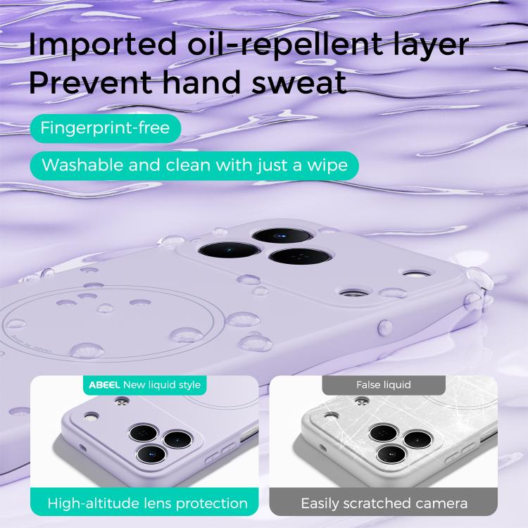 For Tecno Spark Slim ABEEL Skin-friendly Feel Magsafe Liquid Silicone Phone Case