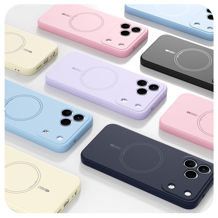 For Tecno Spark Slim ABEEL Skin-friendly Feel Magsafe Liquid Silicone Phone Case