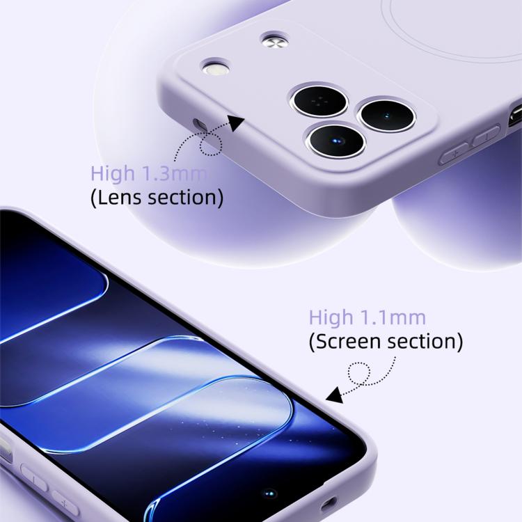 For Tecno Spark 50 4G ABEEL Skin-friendly Feel Magsafe Liquid Silicone Phone Case