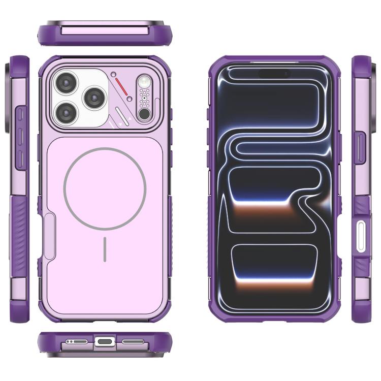 For iPhone 17 Pro Heat Dissipation Air Shockproof TPU + PC Magsafe Phone Case