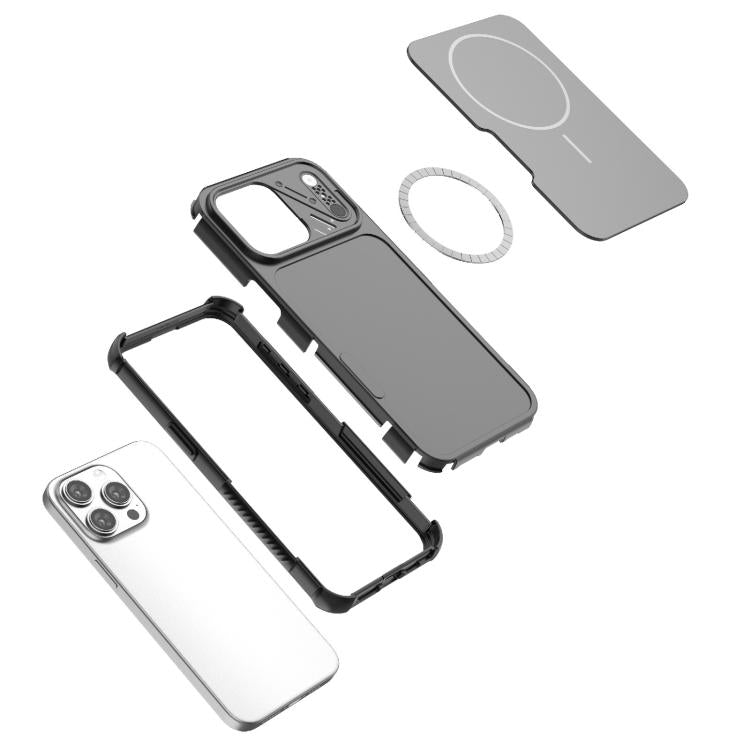 For iPhone 14 Pro Max Heat Dissipation Air Shockproof TPU + PC Magsafe Phone Case