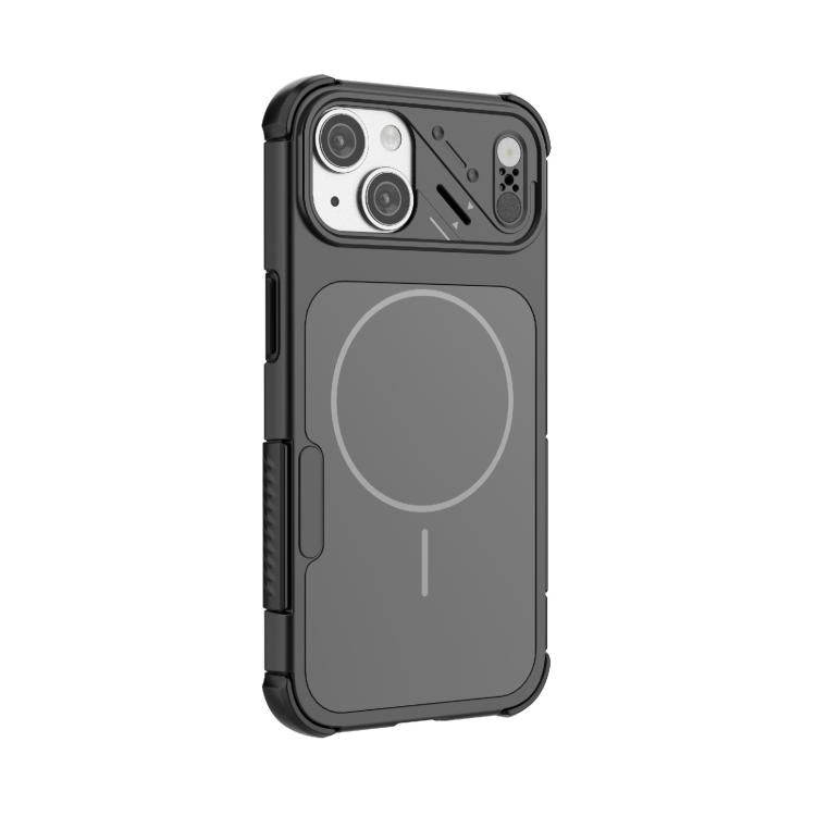 For iPhone 14 Heat Dissipation Air Shockproof TPU + PC Magsafe Phone Case
