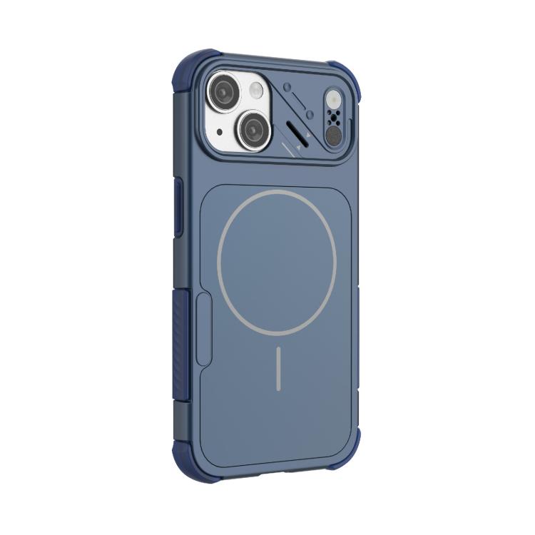For iPhone 14 Heat Dissipation Air Shockproof TPU + PC Magsafe Phone Case