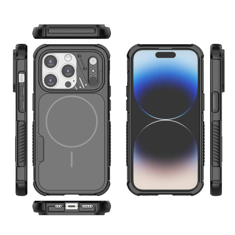 For iPhone 14 Pro Heat Dissipation Air Shockproof TPU + PC Magsafe Phone Case