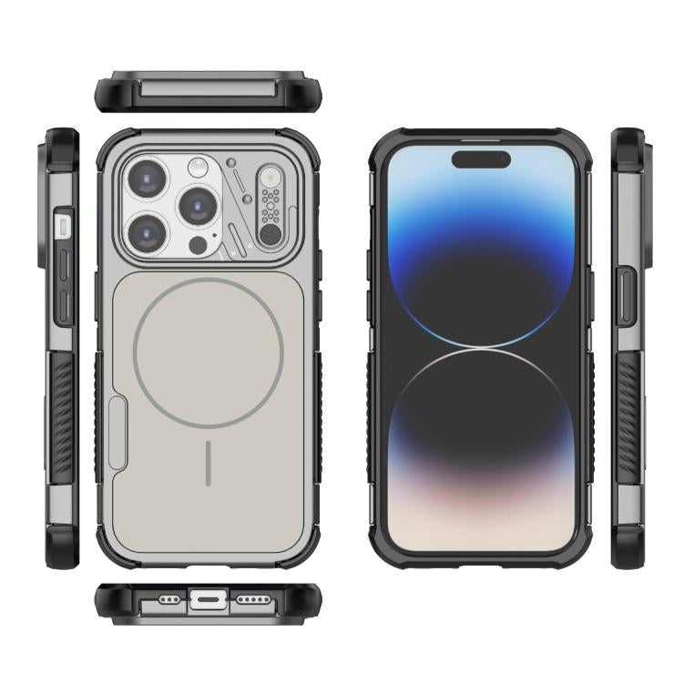For iPhone 14 Pro Heat Dissipation Air Shockproof TPU + PC Magsafe Phone Case