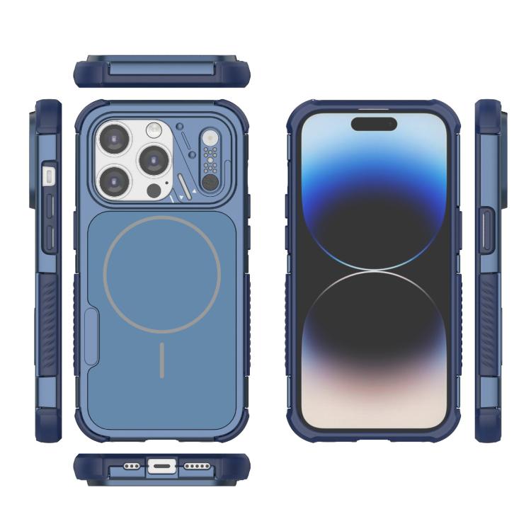 For iPhone 14 Pro Heat Dissipation Air Shockproof TPU + PC Magsafe Phone Case