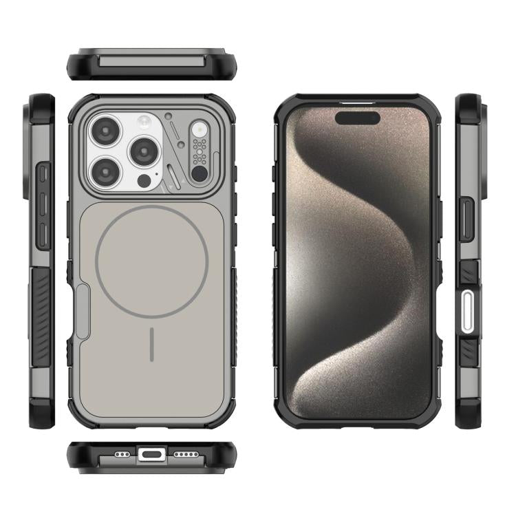 For iPhone 16 Pro Heat Dissipation Air Shockproof TPU + PC Magsafe Phone Case