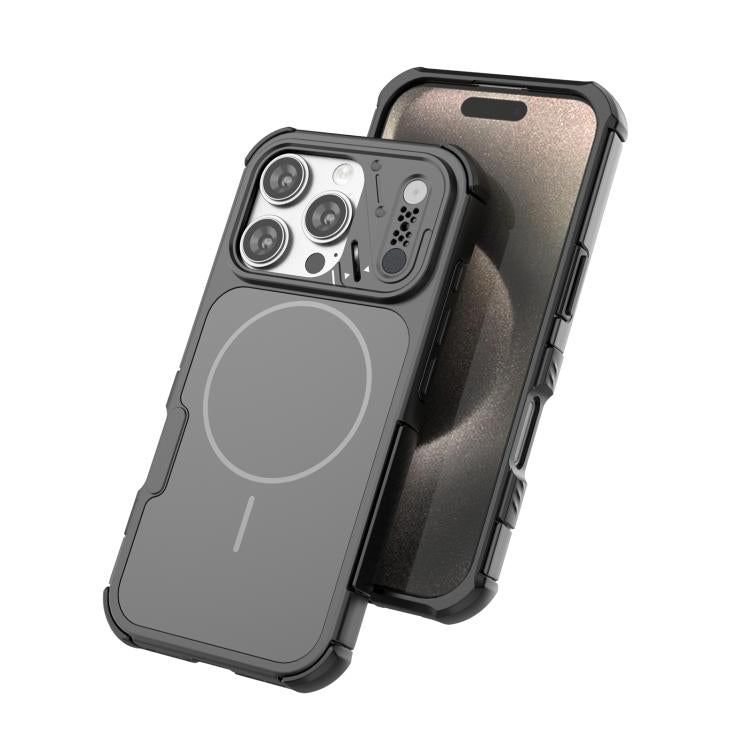 For iPhone 16 Pro Heat Dissipation Air Shockproof TPU + PC Magsafe Phone Case