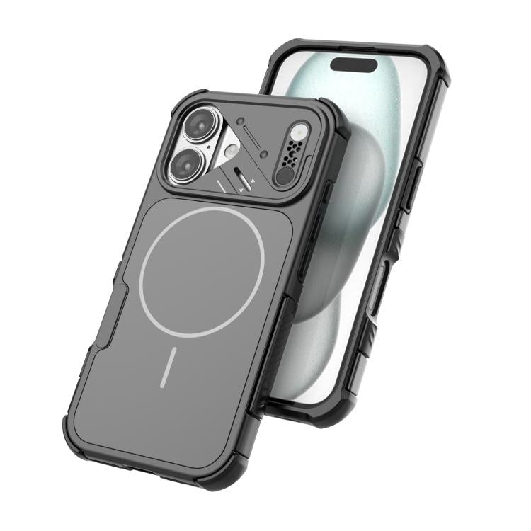 For iPhone 16 Heat Dissipation Air Shockproof TPU + PC Magsafe Phone Case
