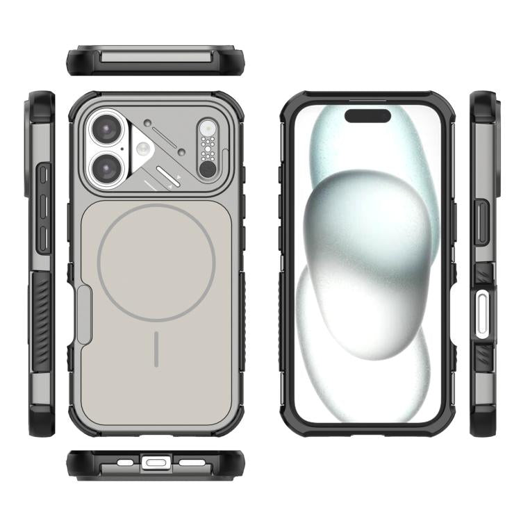 For iPhone 16 Heat Dissipation Air Shockproof TPU + PC Magsafe Phone Case
