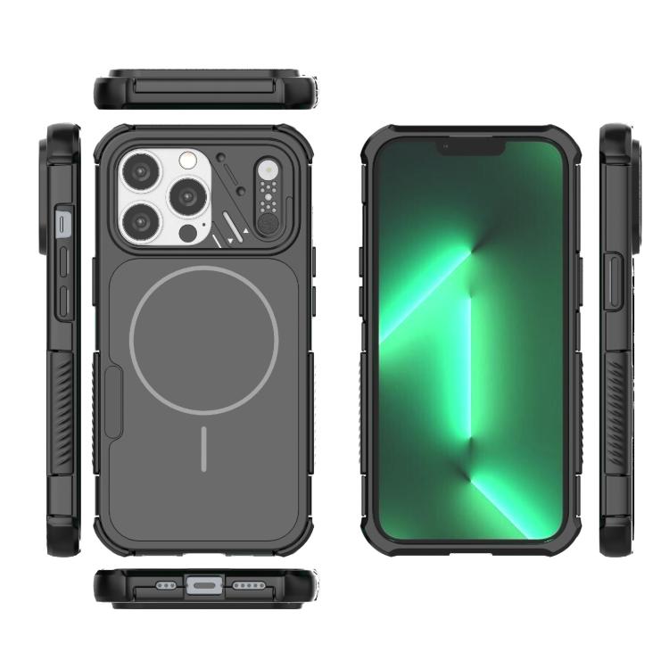For iPhone 13 Pro Heat Dissipation Air Shockproof TPU + PC Magsafe Phone Case