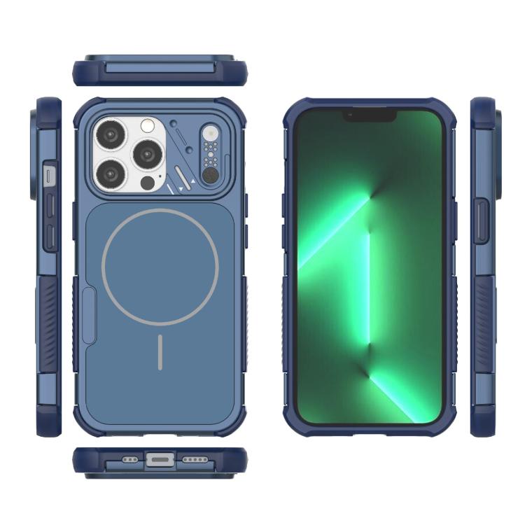 For iPhone 13 Pro Heat Dissipation Air Shockproof TPU + PC Magsafe Phone Case