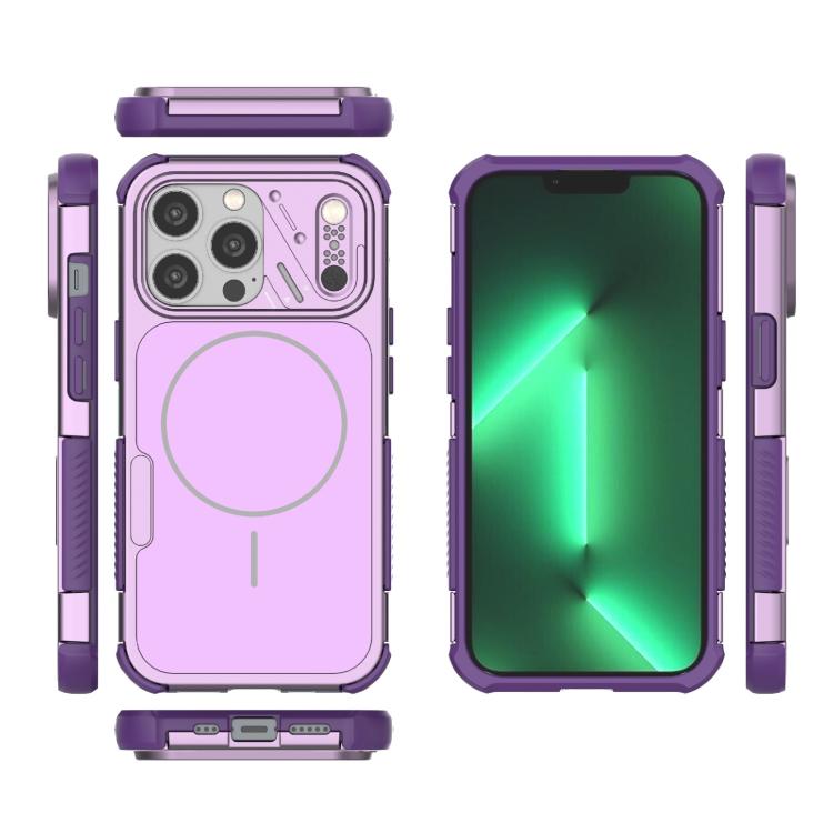 For iPhone 13 Pro Heat Dissipation Air Shockproof TPU + PC Magsafe Phone Case