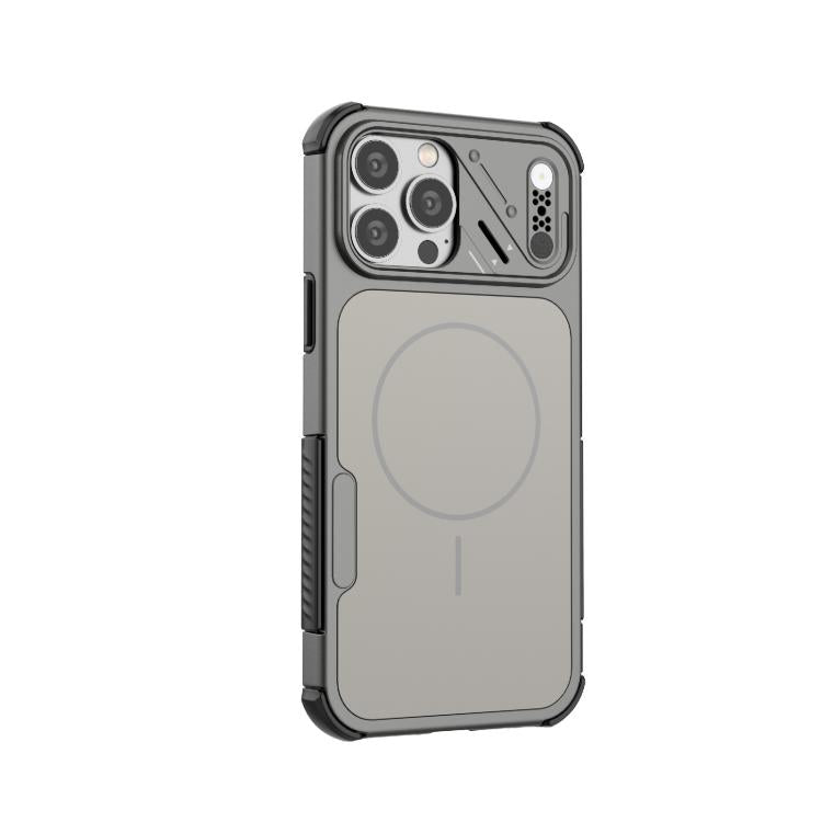 For iPhone 13 Pro Max Heat Dissipation Air Shockproof TPU + PC Magsafe Phone Case