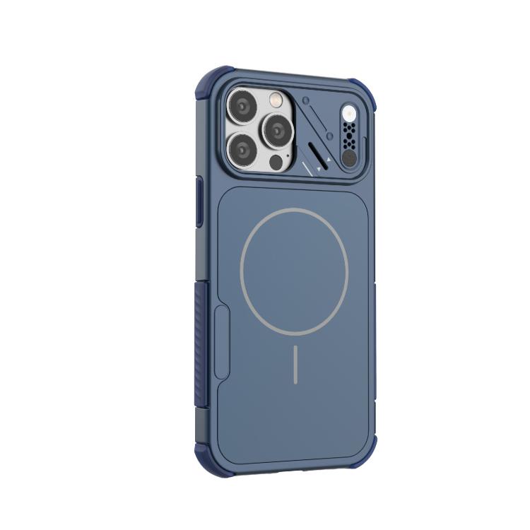 For iPhone 13 Pro Max Heat Dissipation Air Shockproof TPU + PC Magsafe Phone Case