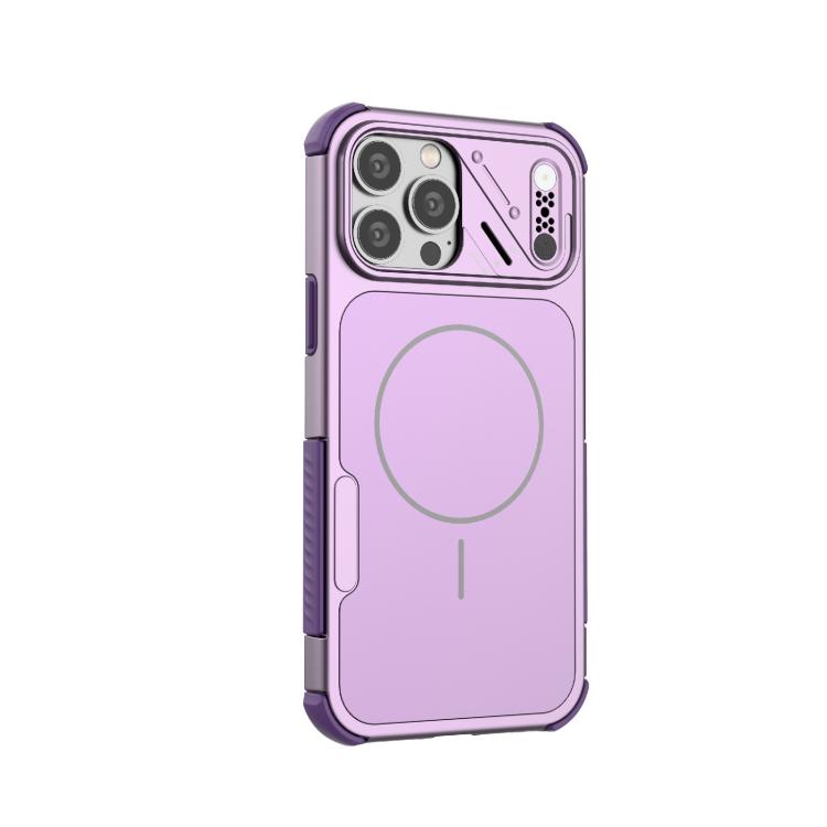 For iPhone 13 Pro Max Heat Dissipation Air Shockproof TPU + PC Magsafe Phone Case