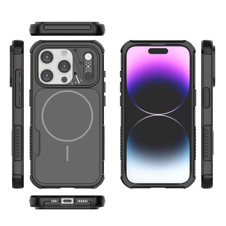 For iPhone 15 Pro Heat Dissipation Air Shockproof TPU + PC Magsafe Phone Case