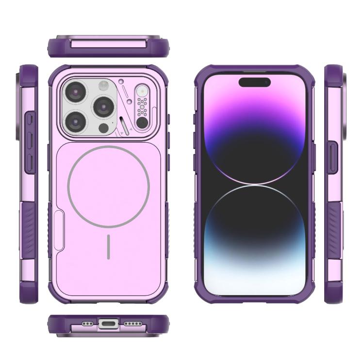 For iPhone 15 Pro Heat Dissipation Air Shockproof TPU + PC Magsafe Phone Case