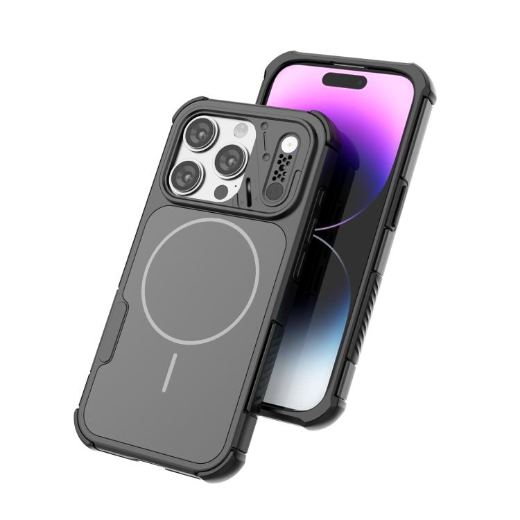 For iPhone 15 Pro Heat Dissipation Air Shockproof TPU + PC Magsafe Phone Case