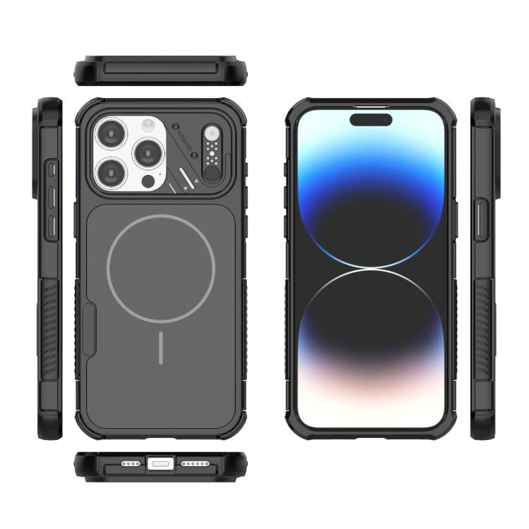 For iPhone 15 Pro Max Heat Dissipation Air Shockproof TPU + PC Magsafe Phone Case