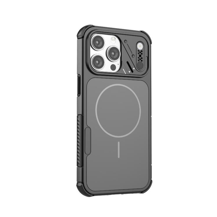 For iPhone 15 Pro Max Heat Dissipation Air Shockproof TPU + PC Magsafe Phone Case