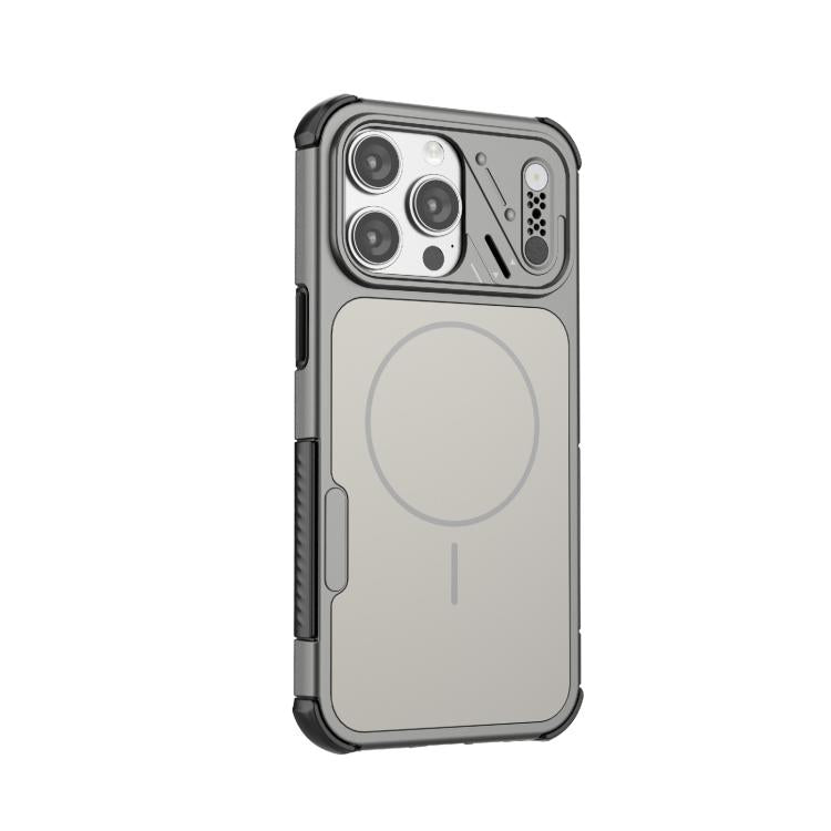 For iPhone 15 Pro Max Heat Dissipation Air Shockproof TPU + PC Magsafe Phone Case