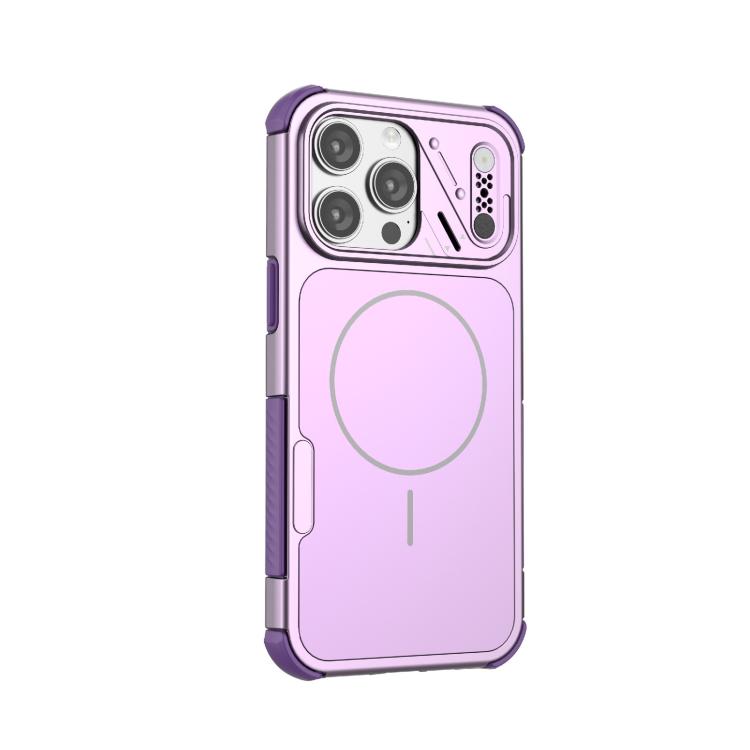 For iPhone 15 Pro Max Heat Dissipation Air Shockproof TPU + PC Magsafe Phone Case
